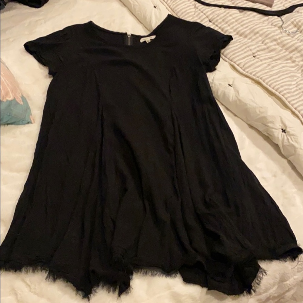 Flowy black dress